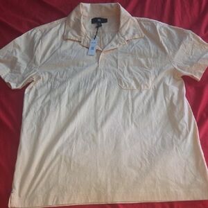 Banana Republic Men's Soft Cream Polo Shirt